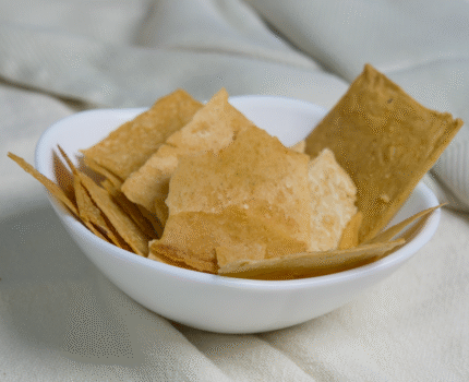 Sourdough cheese crackers
