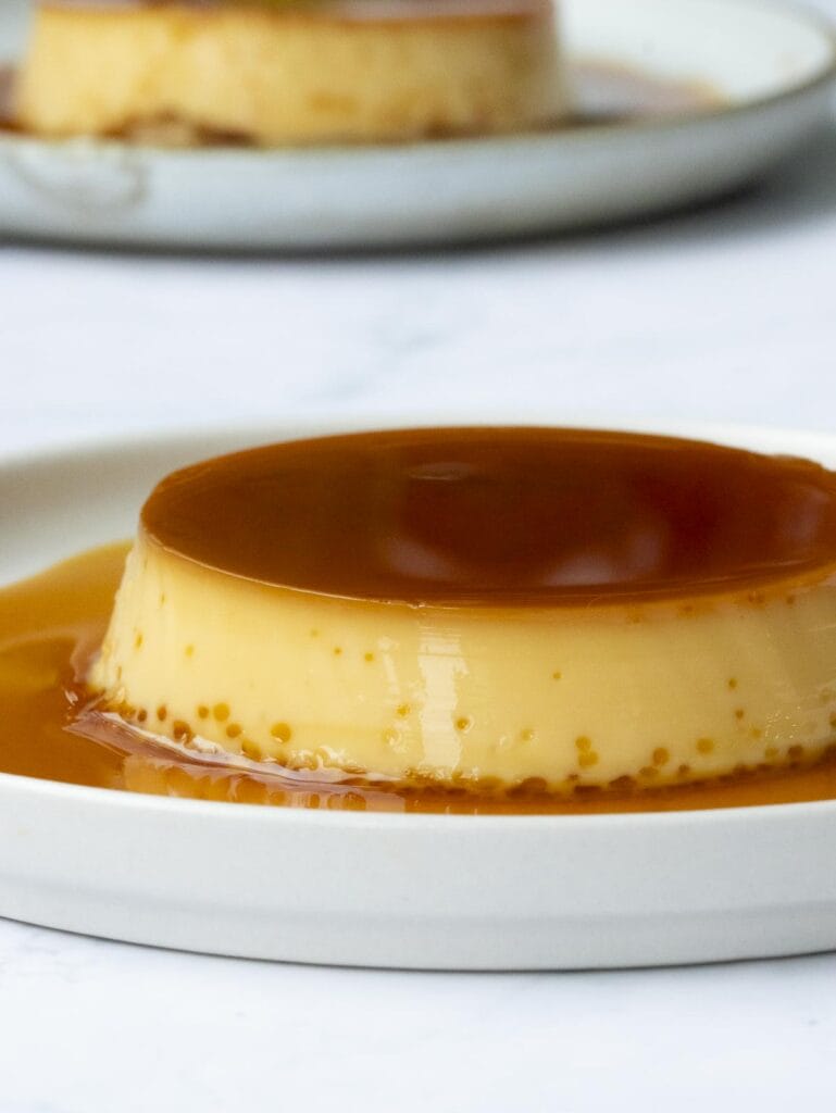 creamy-condensed-milk-flan-1-769x1024 Light Caramel Flan - Image 1