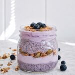 Blueberry Kefir Pudding
